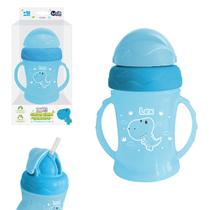 Copo com Canudo de Silicone Dinossauro - Lex 240ml 12m+ - Unik Copo com Canudo de Silicone Dinossauro - Lex 240ml 12m+ - Unik