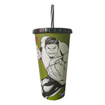 Copo com Canudo Hulk Vingadores - 700ml Copo com Canudo Hulk Vingadores - 700ml