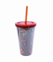 Copo Com Canudo Mickey 450ml - Disney