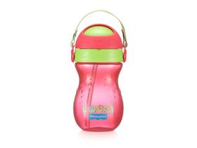 Copo com Canudo Playful Rosa Ballet 360 ml Fisher-Price Multikids