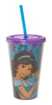 Copo Com Canudo Princesa Jasmine Aladdin 450ml - Disney