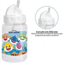 Copo Com Canudo Retrátil Baby Shark 340ml - Baby Go