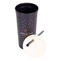 Copo Com Canudo Slim - Aprecie As Coisas Simples Uatt