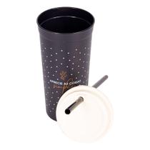 Copo Com Canudo Slim - Aprecie As Coisas Simples Uatt