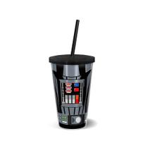 Copo com canudo Star Wars Darth Vader - 500ML - Beek Geek
