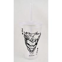 Copo com Canudo tema The Joker Copo com Canudo tema The Joker