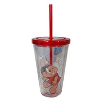 Copo com Canudo Turma da Mônica Cebolinha e Mônica - 550ml Copo com Canudo Turma da Mônica Cebolinha e Mônica - 550ml