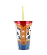 Copo Com Canudo Woody Toy Story 450ml Disney Copo Com Canudo Woody Toy Story 450ml Disney