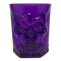 Copo com Caveira Acrílico Roxo - 400ml Copo com Caveira Acrílico Roxo - 400ml