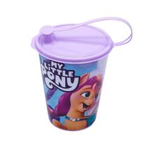 Copo Com Tampa 320ml My Little Pony Decorado Pony