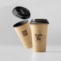 Copo Com Tampa Café Com Fé