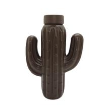 Copo com Tampa e Canudo - Cacto Marrom 250ml - 1 unidade - Rizzo