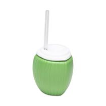Copo com Tampa e Canudo - Coco Verde 450ml - 1 unidade - Rizzo