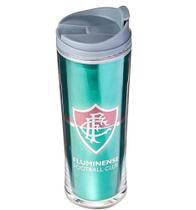 Copo Com Tampa Fluminense - 600ml - Produto Oficial - Mileno Copo Com Tampa Fluminense - 600ml - Produto Oficial - Mileno