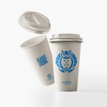 Copo com Tampa Livro da Sabedoria