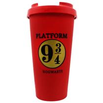 Copo com Tampa Plataforma 9 ¾ - Harry Potter - L3 Store