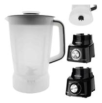 Copo Compativel Com Liquidificador Mondial L850w /900w Translucido Preto Micromax