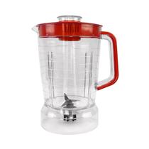 Copo Compátivel com Liquidificador Mondial Premium L1000 Vermelho Cristal
