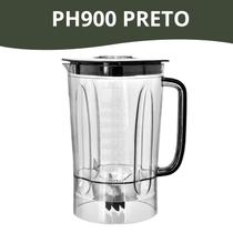 Copo Completo Liquidificador Philco PH900 6 LÂMINAS Preto Com Tampa Copo Completo Liquidificador Philco PH900 6 LÂMINAS Preto Com Tampa