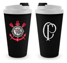 Copo Corinthians 500ml Com Tampa Café Licenciado Copo Corinthians 500ml Com Tampa Café Licenciado