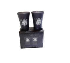 Copo corinthians prime shot preto allmix 60ml do timao