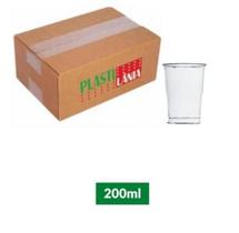 Copo Cristal Bello 200ml Caixa c/ 1000 Unidades Plastilânia