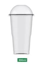 Copo Cristal Bello 300ml c/ Tampa Bolha c/ 20 Unidades Plastilânia