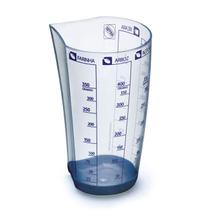Copo Cristal Graduado com Base Emborrachada - 500 Ml C 9,8 X L 8,7 X A 14,7 Cm