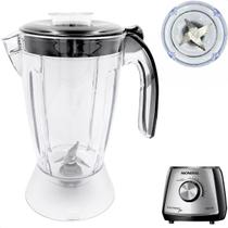 Copo Cristal Liquidificador Mondial Eletronic Inox Premium Preto