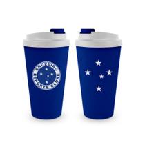 Copo Cruzeiro 500ml Com Tampa Café Licenciado