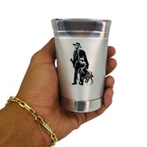 Copo cuia alumínio redonda boca quadrada 300 ml tereré água sucos cerveja Copo cuia alumínio redonda boca quadrada 300 ml tereré água sucos cerveja