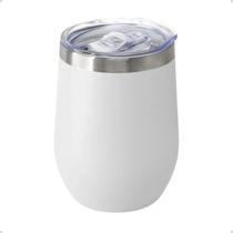 Copo Cuia Térmico 350ml com Tampa Antivazamento Aço Inox Dupla Parede