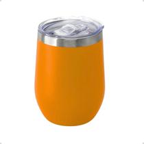 Copo Cuia Térmico 350ml com Tampa Antivazamento Aço Inox Dupla Parede
