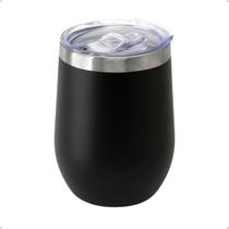 Copo Cuia Térmico 350ml com Tampa Antivazamento Aço Inox Dupla Parede