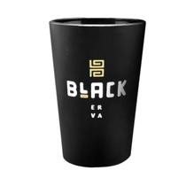 Copo Cuia Termico Tereré Mate Black Erva Classic 300ml PRETO FOSCO