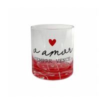 Copo Cylinder Rocks Love Amor 305ml Copo Baixo Copo Cylinder Rocks Love Amor 305ml Copo Baixo