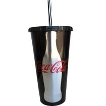 Copo da Coca-Cola 700ml com tampa e canudo