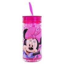 Copo da Minnie de Gel Congelante Com Canudo 350ml - Disney
