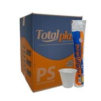 Copo de 150ml Branco PS Totalplast com 2.500 unidades Copo de 150ml Branco PS Totalplast com 2.500 unidades