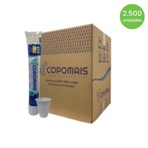 Copo de 200ml Branco PS ABNT 2012 Copomais com 2.500 unidades