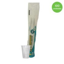 Copo de 300ml ABNT transparente PP Copozan com 100 unidades