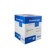 Copo de 80ml branco Cristalcopo com 2.500 unidades Copo de 80ml branco Cristalcopo com 2.500 unidades