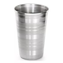 Copo De Aço Inox Resistente Grande Cerveja Agua Suco 390ml