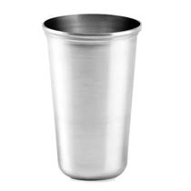 Copo De Aço Inox Resistente Grande Cerveja Agua Suco 600ml