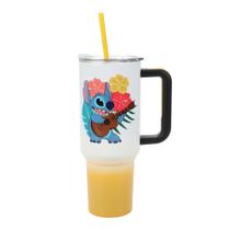 Copo de aço inoxidável Bioworld Disney Stitch Hawaiian 1,2 L
