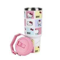 Copo de aço inoxidável Bioworld Hello Kitty de 1,2 L