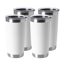 Copo de aço inoxidável HASLE OUTFITTERS 600 ml, pacote com 4 unidades, branco Copo de aço inoxidável HASLE OUTFITTERS 600 ml, pacote com 4 unidades, branco