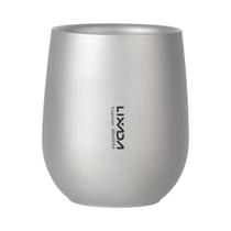 Copo De Água Isolado De Titânio Ultralight 255ml Lixada Caneca De Chá De Dupla Parede Para Camping E