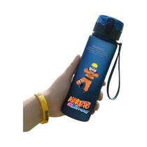 Copo De Água Portátil De Grande Capacidade Com Tampa Flip-top Do Anime NARUTO Para Esportes Ao Ar