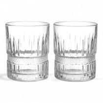 Copo de Aguá whisky Uisque Suco Drink Vidro 2 Peças Premium